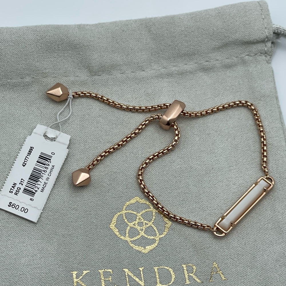 NWT ✨ Kendra Scott Stan Rose Gold MOP Bracelet